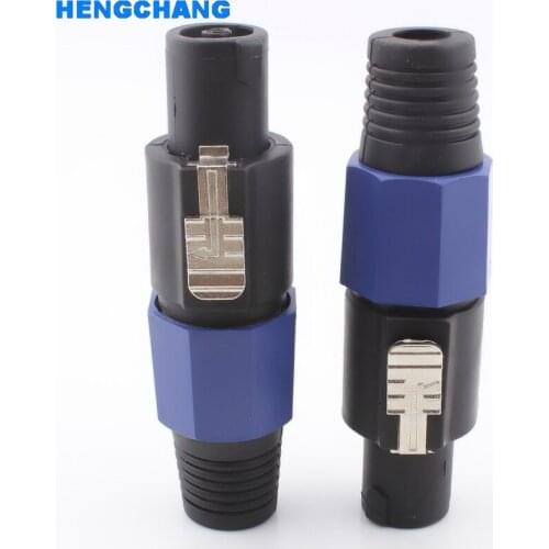 4pin XLR plug Amplifier Speaker Connector 4pin XLR Male connector for microphone Stereo System 5pcs/lot