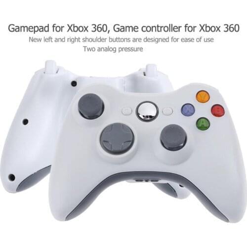 VODOOL Bluetooth Game Pads Control for Microsoft Xbox 360/Slim or PC Windows Gamepads Wireless/USB Wired Game Pads Controller
