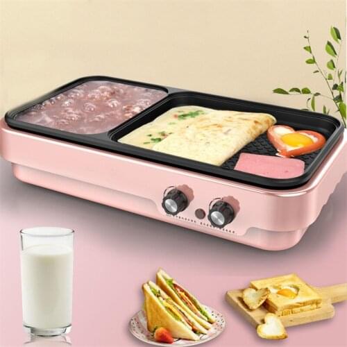 Smokeless Electric Grill Plate 220V Three-speed Temperature Control Portable for Home Outdoor Garden Party Non-Stick Pan SK06