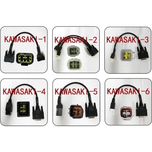 Factory Price Cables for Kawasaki Use for MST-500/MST-100P/MST-3000 Handheld Motorcycle Diagnostic Scanner Tool