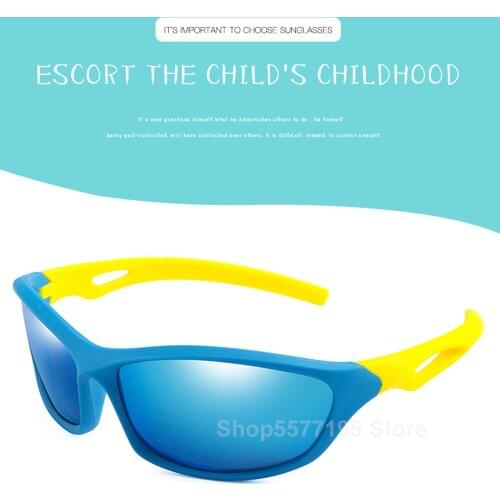 2020 Kids TAC Polarized Goggles Baby Children Sunglasses UV400 Unbreakable Sun glasses Boys Girls Sport Cute Cool R08