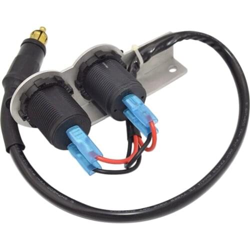 For-BMW R1200GS AdV -Cigarette Lighter Socket Distributor Dual USB Charger Power Adapter Waterproof Bracket