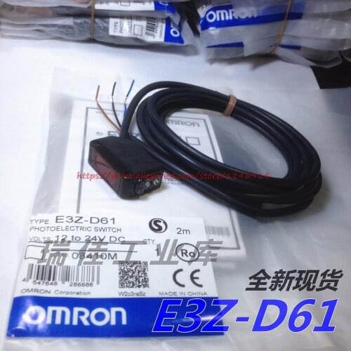 E3Z-D61 OMRON Photoelectric switch sensor DC12-24v NPN new original E3Z-R61 E3Z-D62 E3Z-D81 E3Z-R81 E3Z-D82