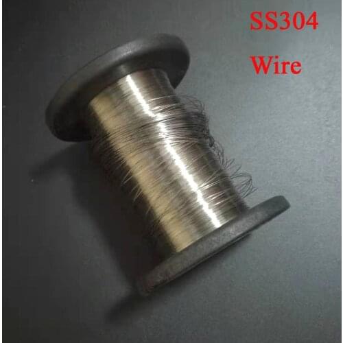100 Meters, SS304 Stainless Steel Hard Condition Wire DIY Bright Steel Wire
