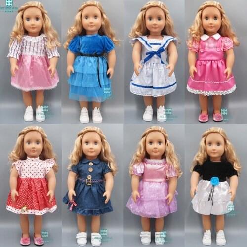 Doll clothes for 45cm American doll accessories doll 15 style casual dresses Casual sports jacket