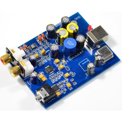 KYYSLB 2020 NEW 32-150 Euro ES9028Q2M + SA9023 USB Decoder Board Audiophile Audio DAC Sound Card