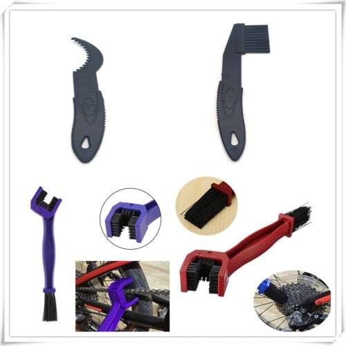 Bike Bicycle Chain Cleaning Brush set Motorcycle Bicycle Chain Cleaning Gear Scrubber Tools Portable Bike Chain Brush Kit