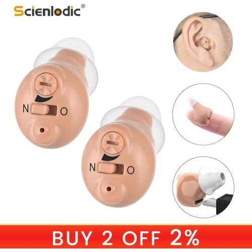 Invisible Hearing Aids ITE Rechargeable Hearing Aids for The Elderly Hearing Hearing Device Deaf Hearing Aids Hearing Amplifier