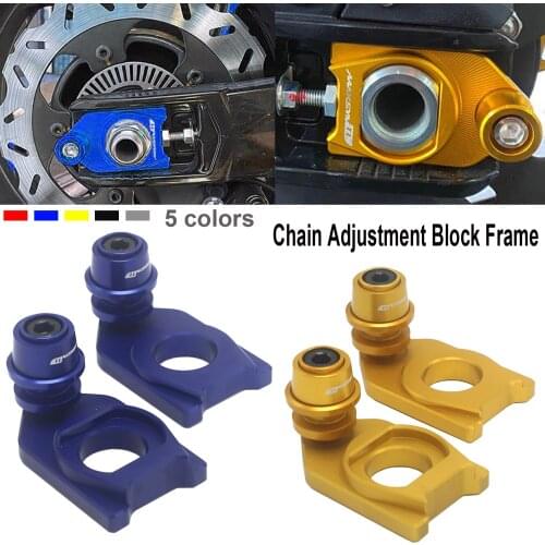 New Motorcycle Chain Adjustment Block Frame Swingarm Spools Sliders For SYM MAXSYM TL 500 TL500 2020