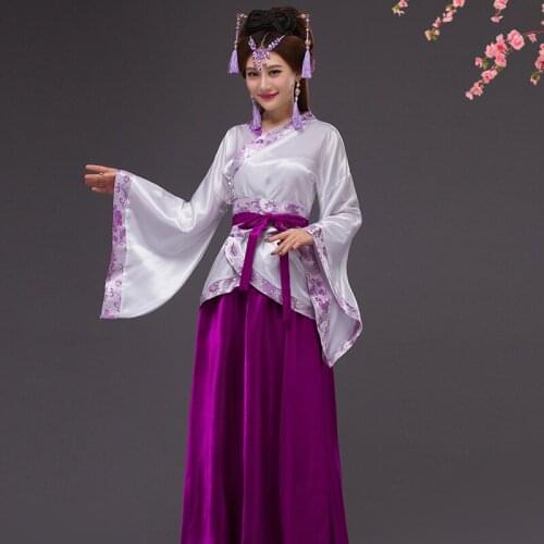 Female Hanfu New Womens Hanfu Chinese Traditional Costume Fairytale Stage Performance Costume Ancient Chinese Costume
