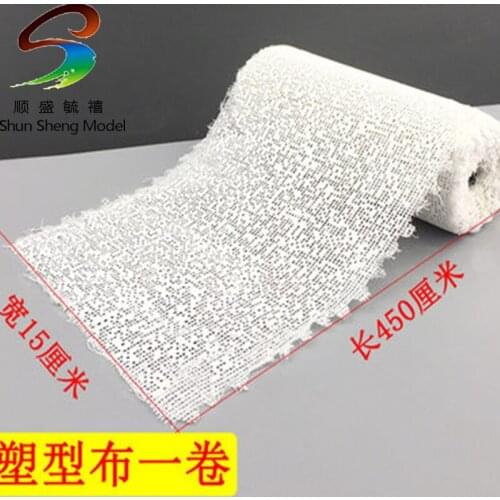 Sand table mountain plastic cloth net plastic cloth plaster adhesive cloth terrain scene production model