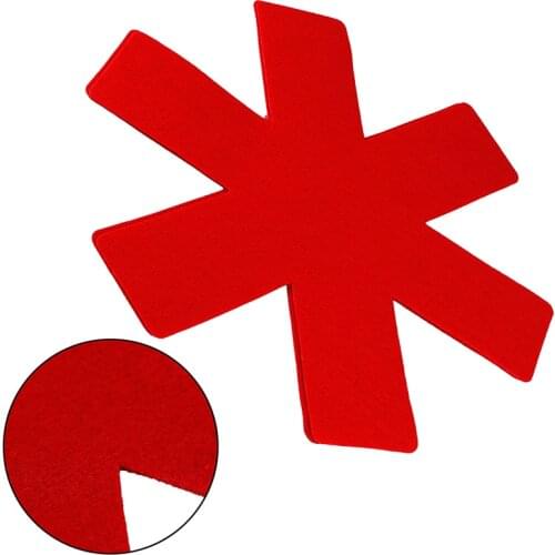 3pcs Non-woven Fabrics Non-slip Scratchproof Protectors For Table Pots Pans Separator Kitchen Household Tableware Protection Mat