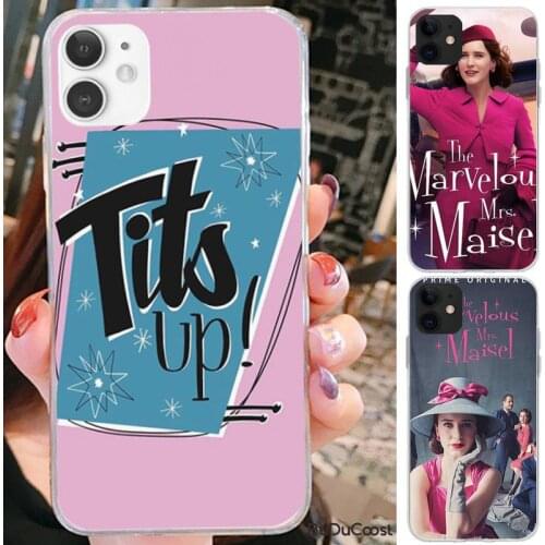 Riccu The Marvelous Mrs. Maisel Phone Case For iPhone 7 8 Plus X XS Max XR Coque Case For iphone 5s SE 2020 6 6s 11Pro 12