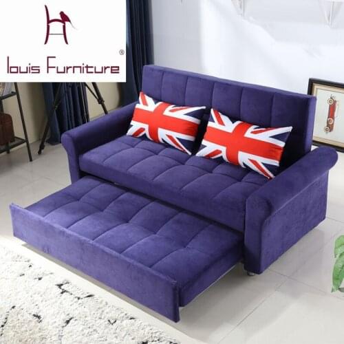 Modern bedroom furniture small apartment sofa bed multifunctional double sofa bed new sofa bed