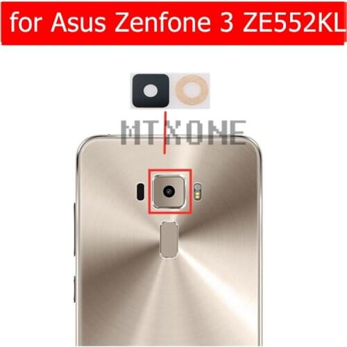 2pcs for Asus Zenfone 3 ZE552KL Back Camera Glass Lens Rear Camera Glass with 3M Glue Repair Spare Part