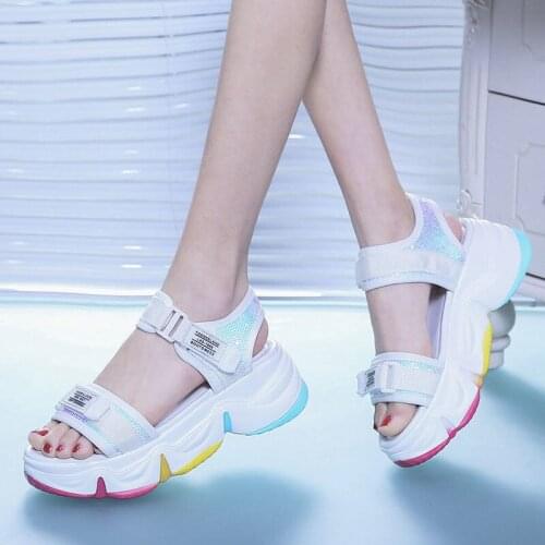 Shoes Women Slippers Sports Soled Sandals Womens Fashion Fashion Red Sandales Femmes