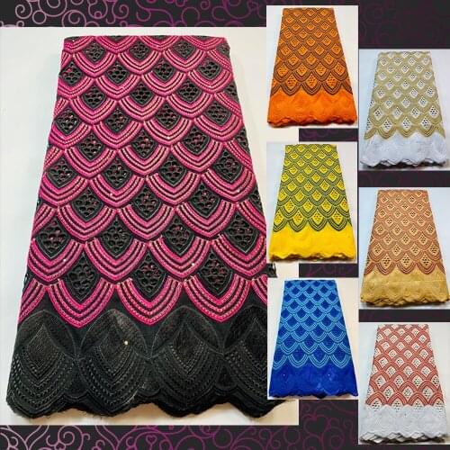 African Embroidery Fabric Wedding Decoration Christmas Decorations For Home Nigerian Fabrics Costura Dentelle Telas 2318D2