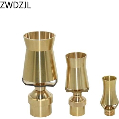 Female 1/2 3/4 1 1.5 Adjustable Ornamental Fountain Sprinklers nozzles brass Ice Tower Serac Nozzle Garden Pond Landscape 1pcs