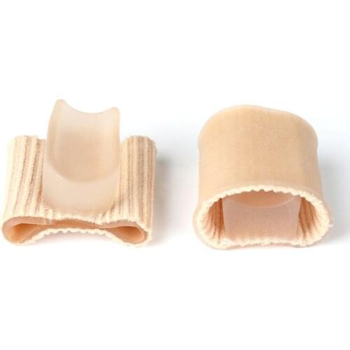 1 Pair=2PCS Toe Separator Soft Silicone Reusable Bunion Valgus Splint Corrector Thumb Bone Adjuster Foot Straightener Pedicure