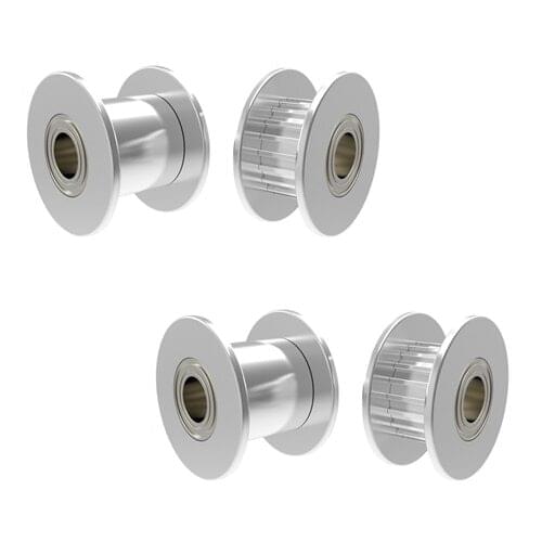 10Pcs Aluminum GT2 7mm Width 48 Teeth/Smooth 2GT Timing Idler Pulley For 3D Printer Bore=5mm/6mm/7mm/8mm/10mm