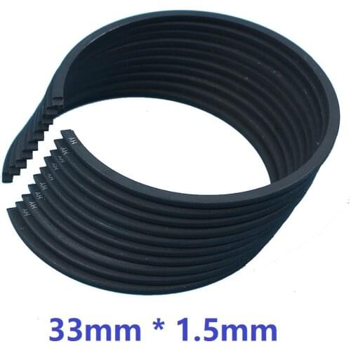 10pcs/lot 33mm * 1.5mm for Mitsubishi TU26 TB26 TL26 Shindaiwa T242 C242 engine trimmer edger brush cutter replacement