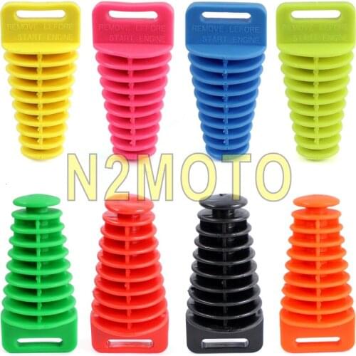 27.5mm - 47mm 2 Stork 4 Stork Exhaust Muffler Pipe Wash Plug Dirt Bike Quad Silencer Plugs Universal