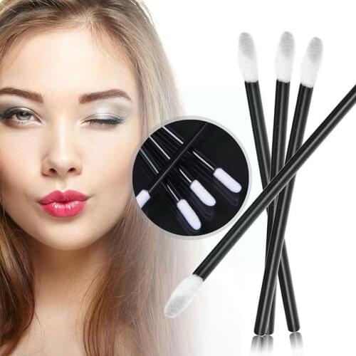 50pcs/set Disposable Lip Brushes Lipstick Lip Gloss Portable Makeup Beauty Wands Tools Tool Cosmetic Applicator Kits Wholes S2R2