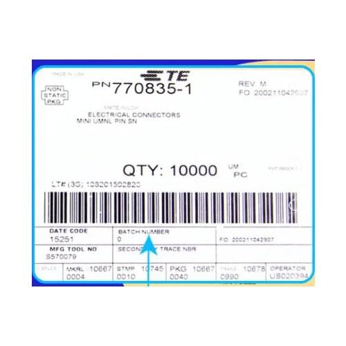 770835-1 TYCO terminals TE terminals AMP connectors terminals 100% new and original parts