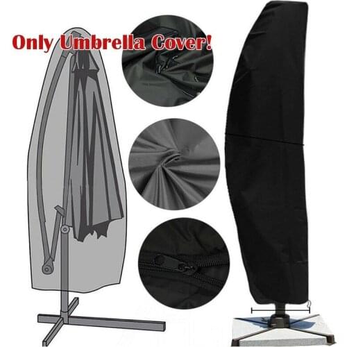 Banana Parasol Cover Cantilever Umbrella Patio Outdoor Garden 210D Oxford Weatherproof Umbrella Cover S M L All-Purpose Covers