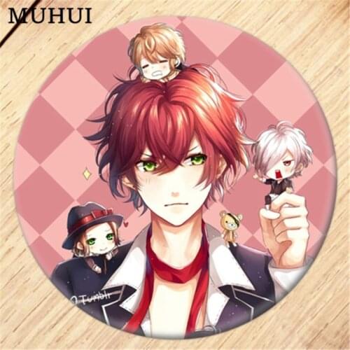 Free Shipping Anime DIABOLIK LOVERS Brooch Pin Cosplay Badge Accessories For Clothes Backpack Decoration Childrens gift B007