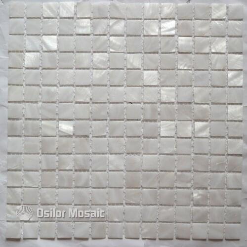 Free shipping pure white color 100% Chinese freshwater shell mother of pearl mosaic tile for interior house decoration tiles