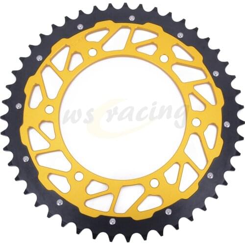 Motorcycle 47T Chain Sprocket For Suzuki TSR125 TSR200 DR250 DR350 DR-Z250 RM125 RM250 RMX250 RS175 Motocross