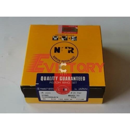 For HINO W04C-T W04CT W04C overhaul kit water pump gasket bearing piston liner kit