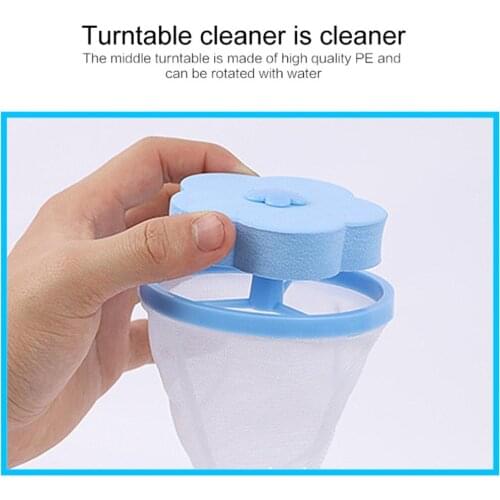 Hot Mesh Filter Bag Floating Washing Machine Wool Filtration Hair Removal Device House Cleaning Laundry Ball Cleaner