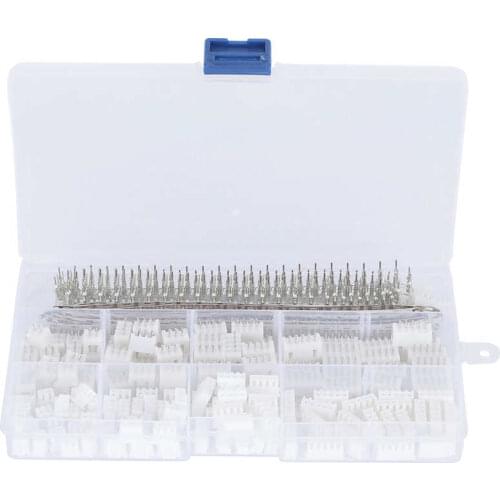 Electric meter digital wattmeter Pin Housing Connector Kit Cable Adapter Socket Terminal Block Male Female White energy