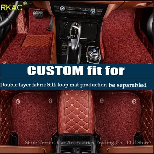 RKAC customized carpet for Chevrolet Captiva HHR Equinox TrailBlazer Tahoe Suburban Traverse car floor mat