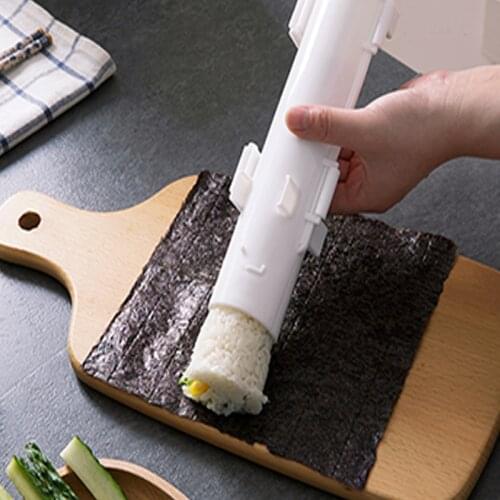 DIY Sushi Making Machine Sushi Bazooka Vegetable Meat Rolling Tool Kitchen Sushi Onigiri Maker Roller Rice Mold japanese kitchen