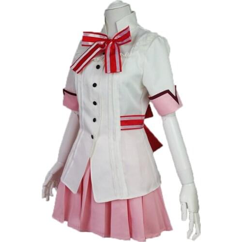 Mobile Game Hand Tour IDOLiSH7 Female Protagonist Takanashi Tsumuki Cosplay Custom Costume with socks Outfit Clothing 11