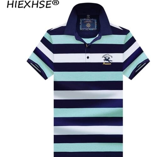 2021 New Top Quality Mens Brand Polo Shirts Stripe Cultivate Ones Morality Smart Casual Pure Cotton Polo Shirts Summer