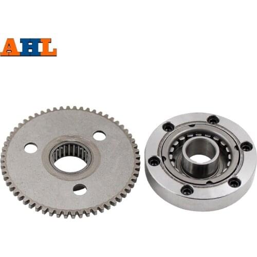 AHL Motorcycle Starter Clutch Gear Assy Kit For Benelli BJ250GY-2 BJ250GY2 BJ250 Overrunning One Way Starter Bearing