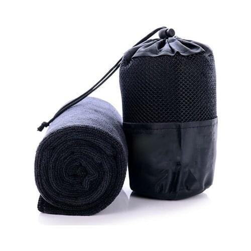 Wholesale hot sale 30*100cm gym sport towel microfiber toalls fast drying travel towel with bag