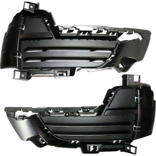 Pair Front Bumper Grille Mesh Grill Cover Vent Black for BMW X5 F15 2014-2018 51117307993 51117307994 Black