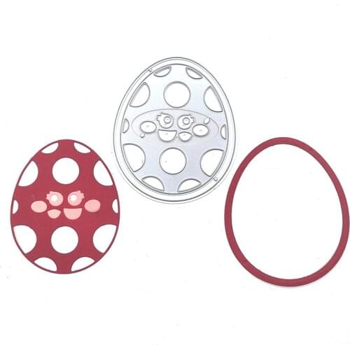 Julyarts Lovely Egg Metal Cutting Dies for Scrapbooking New 2020 Mold For DIY Scrapbooking Embossing Paper Cards Album Making