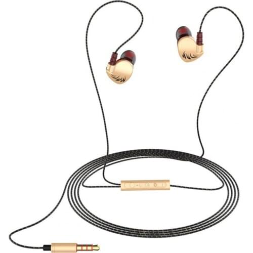 S360 3.5mm Wired Earphone In-Ear Earplug Waterproof Heavy Bass Wired Headphone Noise Reduction Wired Headset with Microphone