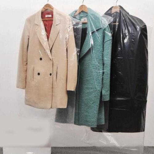 50* Dust Cover Clothes Home Storage Bag For Garment Pouch Clothes Container Coat Vacuum Suit Case Storage Organizer Dress K4V4