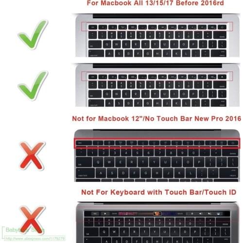 Silicone Skin Keyboard Cover Final Cut Pro X Hotkey Shortcuts For Old Macbook Pro 13 15 Euro Eu Us For Macbook Air 13.3