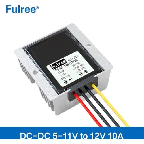 Step Up Converter 5V 6V 8V 9V 10V 11V To 12V 5A 10A 120W Waterproof DC DC Boost Power Supply Module Car Power Inverter Booster