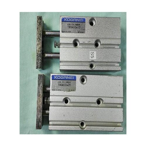 TBDA10X20 Used One , Double rod thin cylinder , Good Working Free Shipping