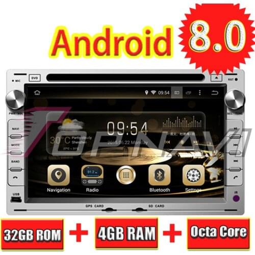 Topnavi 7'' Octa Core Android 8.0 Car GPS Navigation Radio for VW MK5/JETTA/BORA/POLO/MK3/MK4/GOLF MK4/CITI/GOLF/CHICO/SHARAN/T5