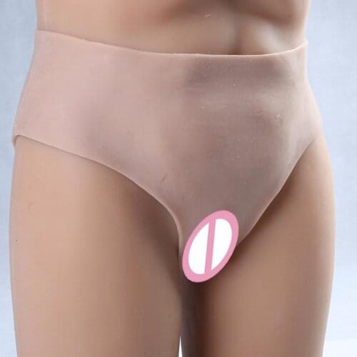 Crossdresser Drag Queen Shemale Silicone Panties Fake Vagina Artificial Vagina Buttock Enhancement Panties Vagina Transgender